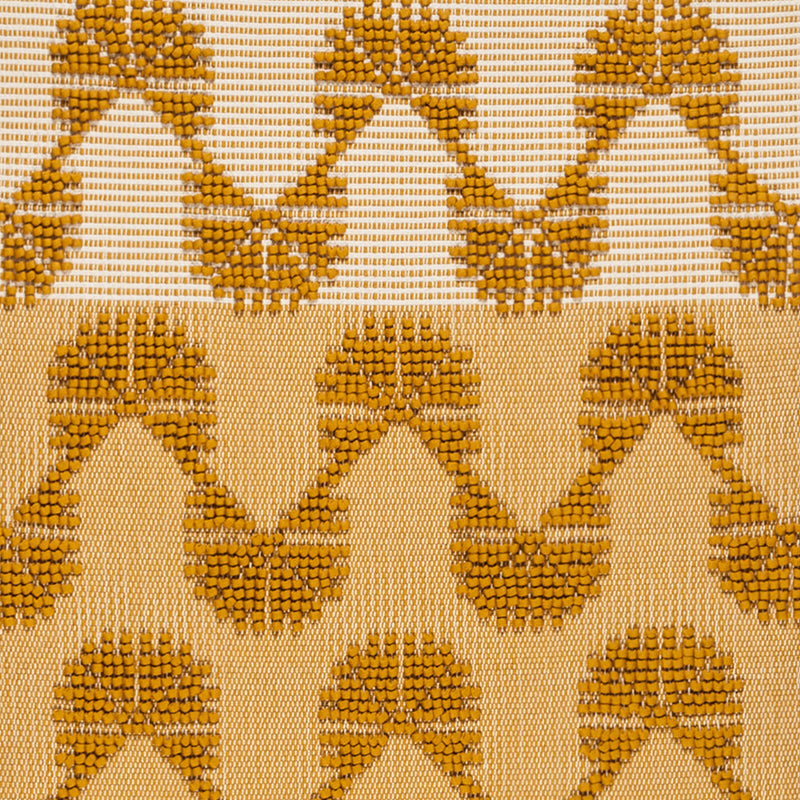 mustársárga fehér színű virágmintás egyedi szőnyeg